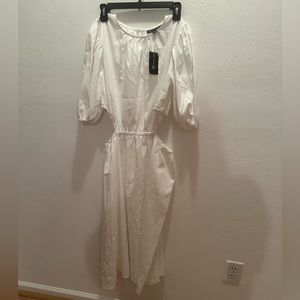 Xl white INC open Sides Dress
